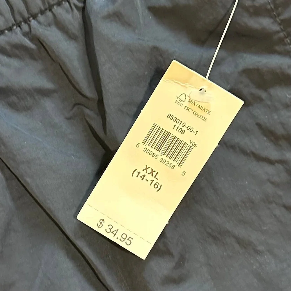 NWT Gap Boys Navy Nylon Shorts 14-16
